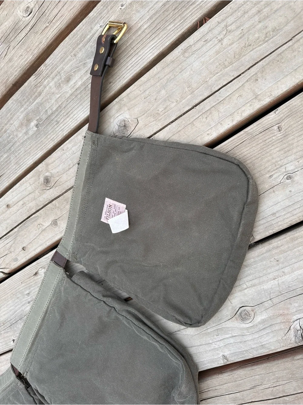 Filson Large Green Ammo Bag Belt